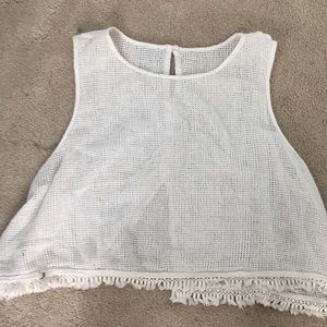 aerie Tops - Aerie white tunic. Size XXL. Would fit size 6-8. aerie Tops - Aerie white tunic. Size XXL. Would fit size 6-8.